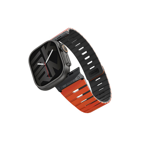 Apple Watch 44mm Skinarma Gemini Serisi TPU Magnetik Silikon Kordon