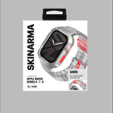 Apple Watch 44mm SkinArma Saido Sert PC Kasa Koruyuculu Silikon Kordon