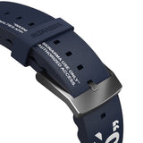 Apple Watch 44mm SkinArma Taihi Sora Yazı Desenli Deri Görünümlü Silikon Kordon