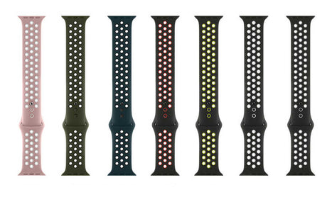 Apple Watch 44mm Wiwu Dual Color Sport Band Silikon Kordon