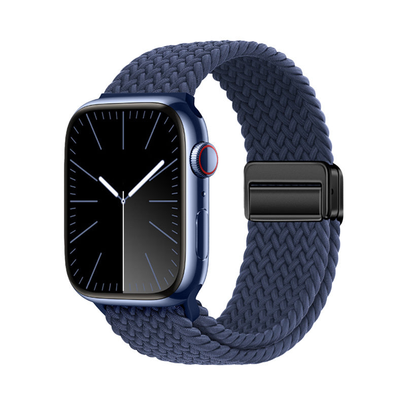 Apple Watch 44mm Zore KRD-134 Örgü Tasarımlı Hasır Kordon Strap Kayış