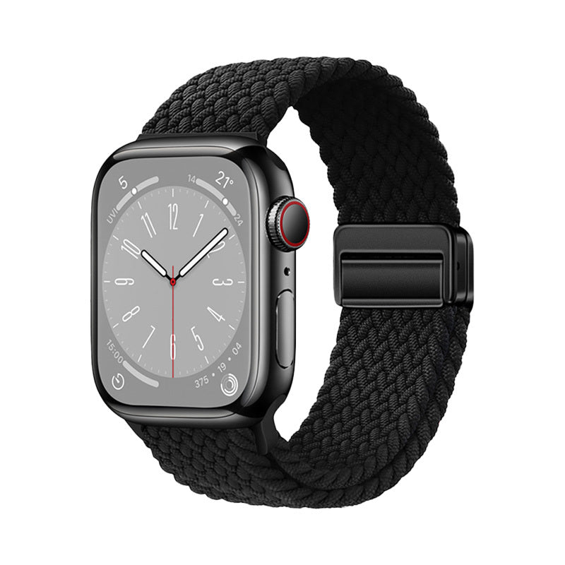 Apple Watch 44mm Zore KRD-134 Örgü Tasarımlı Hasır Kordon Strap Kayış