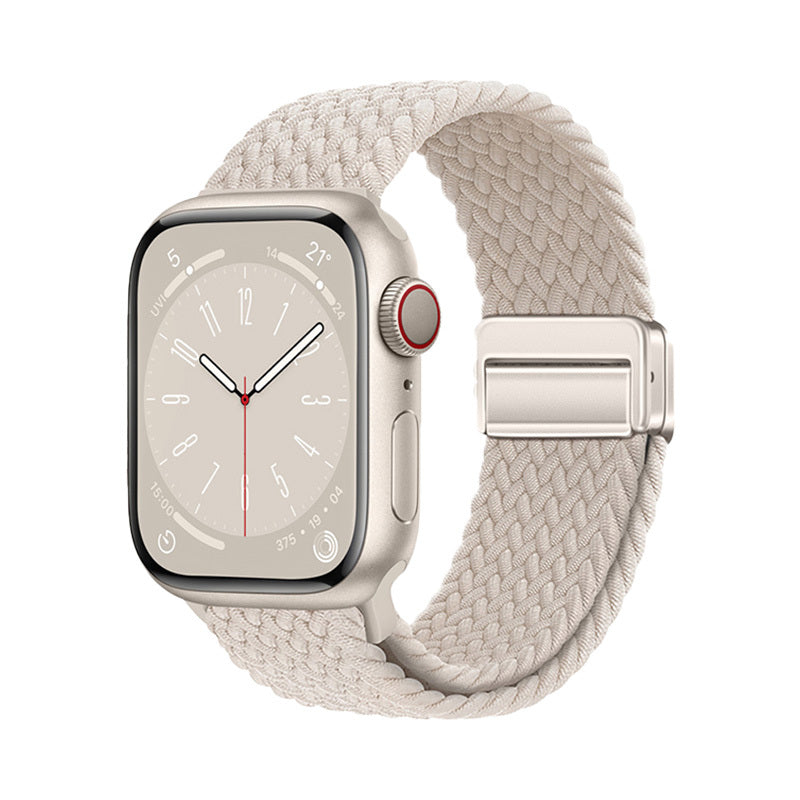 Apple Watch 44mm Zore KRD-134 Örgü Tasarımlı Hasır Kordon Strap Kayış