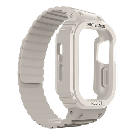 Apple Watch 44mm Zore KRD-142 Airbag Tasarımlı Kasa Koruyuculu Silikon Kordon