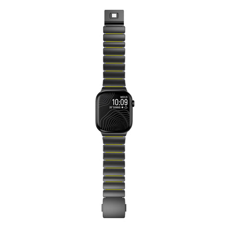 Apple Watch 44mm Zore KRD-149 Titanyum Silikon Kordon