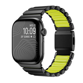 Apple Watch 44mm Zore KRD-149 Titanyum Silikon Kordon