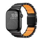 Apple Watch 44mm Zore KRD-151 Metal Silikon Kordon