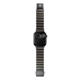 Apple Watch 44mm Zore KRD-152 Titanyum Silikon Kordon
