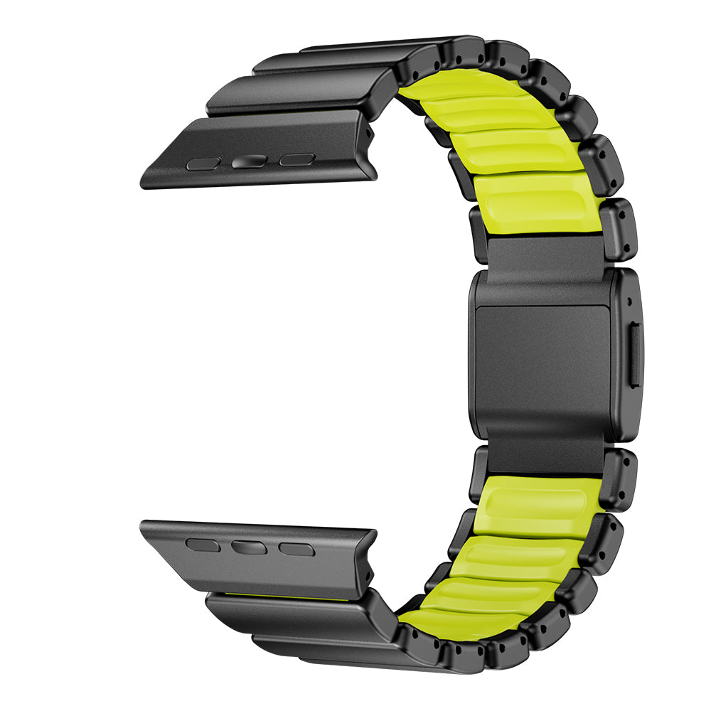 Apple Watch 44mm Zore KRD-152 Titanyum Silikon Kordon