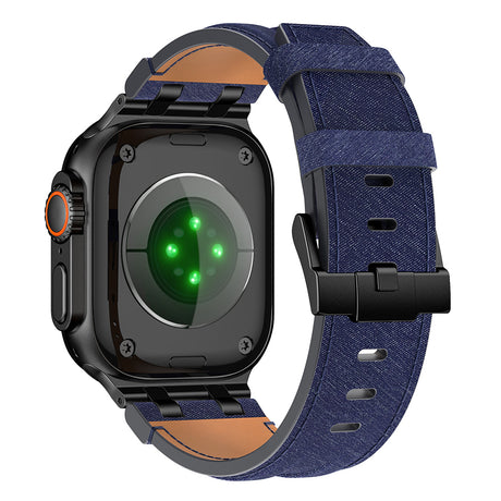 Apple Watch 44mm Zore KRD-153 Kot Kumaş Tasarımlı Kordon