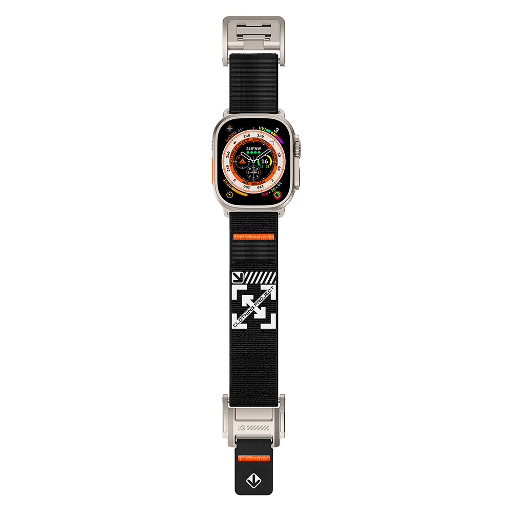 Apple Watch 44mm Zore KRD-154 Naylon Kumaş Hasır Örgülü Kordon