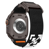 Apple Watch 44mm Zore KRD-154 Naylon Kumaş Hasır Örgülü Kordon