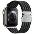 Apple Watch 45mm Zore KRD-133 Naylon Kumaş Hasır Örgülü Kordon