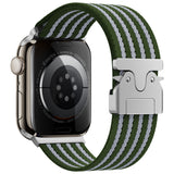Apple Watch 45mm Zore KRD-133 Naylon Kumaş Hasır Örgülü Kordon
