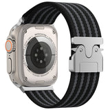 Apple Watch 49mm Zore KRD-133 Naylon Kumaş Hasır Örgülü Kordon