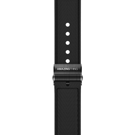 Apple Watch 7 41mm Amazingthing Titan Swift Deri Dokulu Silikon Kordon