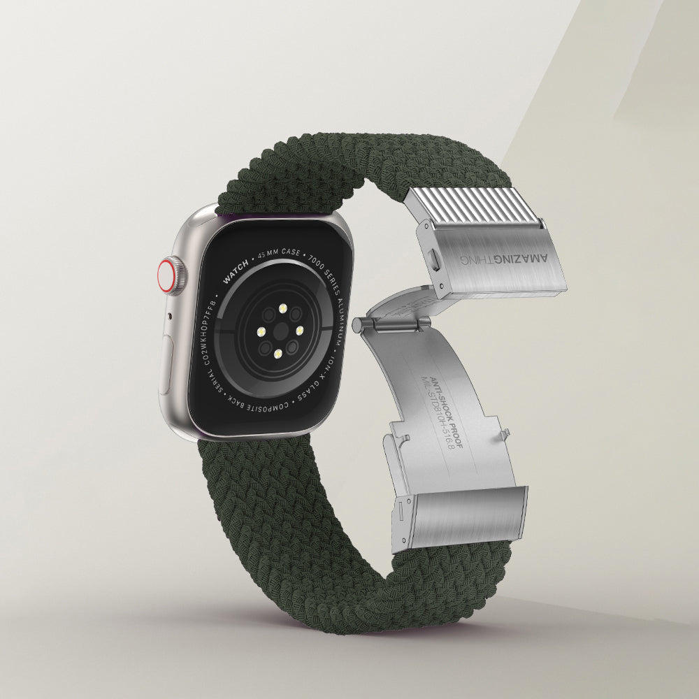 Apple Watch 7 41mm Amazingthing Titan Weave 2 Sport Örgü Kordon