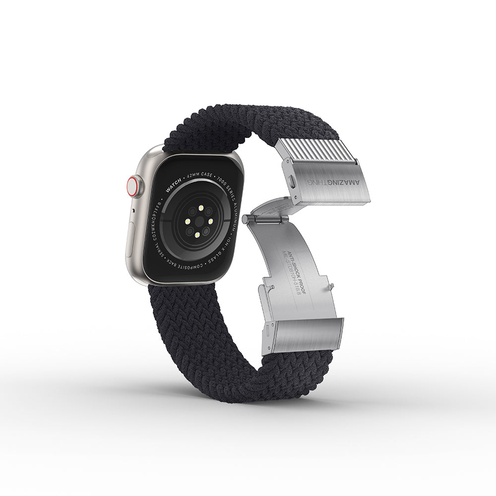 Apple Watch 7 41mm Amazingthing Titan Weave Örgü Sport Kordon