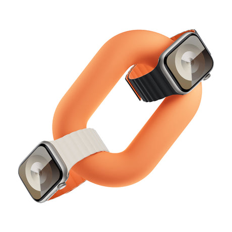 Apple Watch 7 41mm Benks Magnetik Tak Çıkar Silikon Strap Kayış