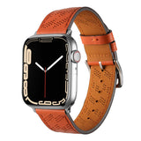 ​​​Apple Watch 7 41mm KRD-76 PU Deri Kordon Strap Kayış
