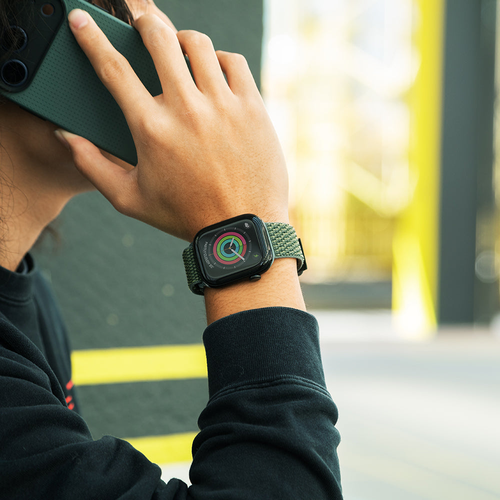 Apple Watch 7 41mm Native Union Active Watch Loop Serisi Hasır Kordon