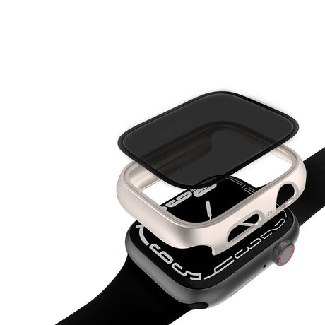 Apple Watch 7 41mm Sert PC Kasa ve Privacy Hayalet Ekran Koruyucu Zore Watch Gard 32