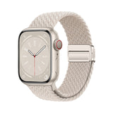 Apple Watch 7 41mm Zore KRD-134 Örgü Tasarımlı Hasır Kordon Strap Kayış
