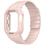 Apple Watch 7 41mm Zore KRD-142 Airbag Tasarımlı Kasa Koruyuculu Silikon Kordon