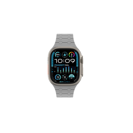 Apple Watch 7 45mm Amazingthing Smoothie Sport Magnetik Tak Çıkar Silikon Strap Kayış