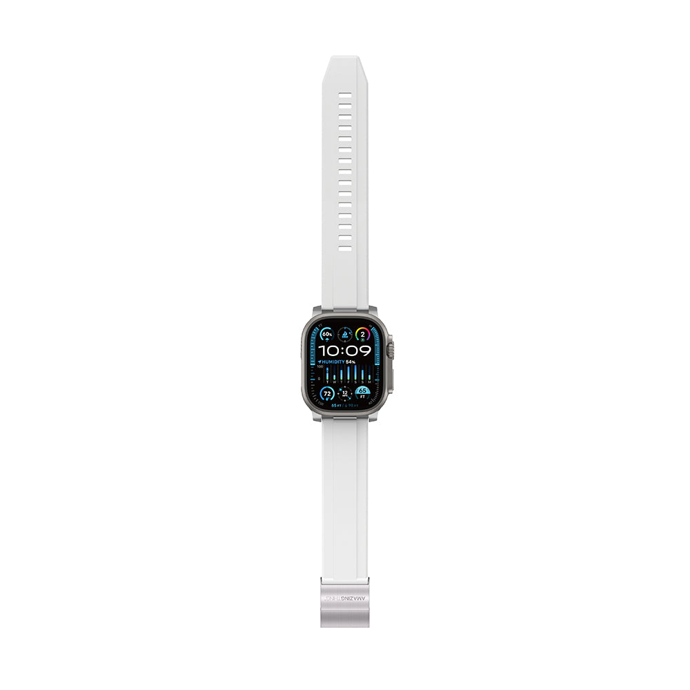 Apple Watch 7 45mm Amazingthing Titan Chrono Silikon Kordon