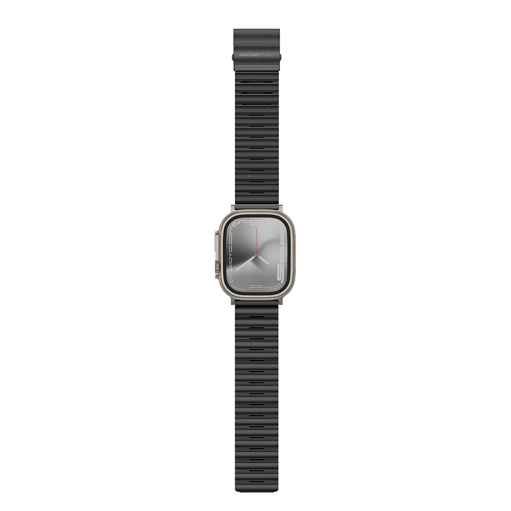 Apple Watch 7 45mm Amazingthing Titan Steel Metal Kordon
