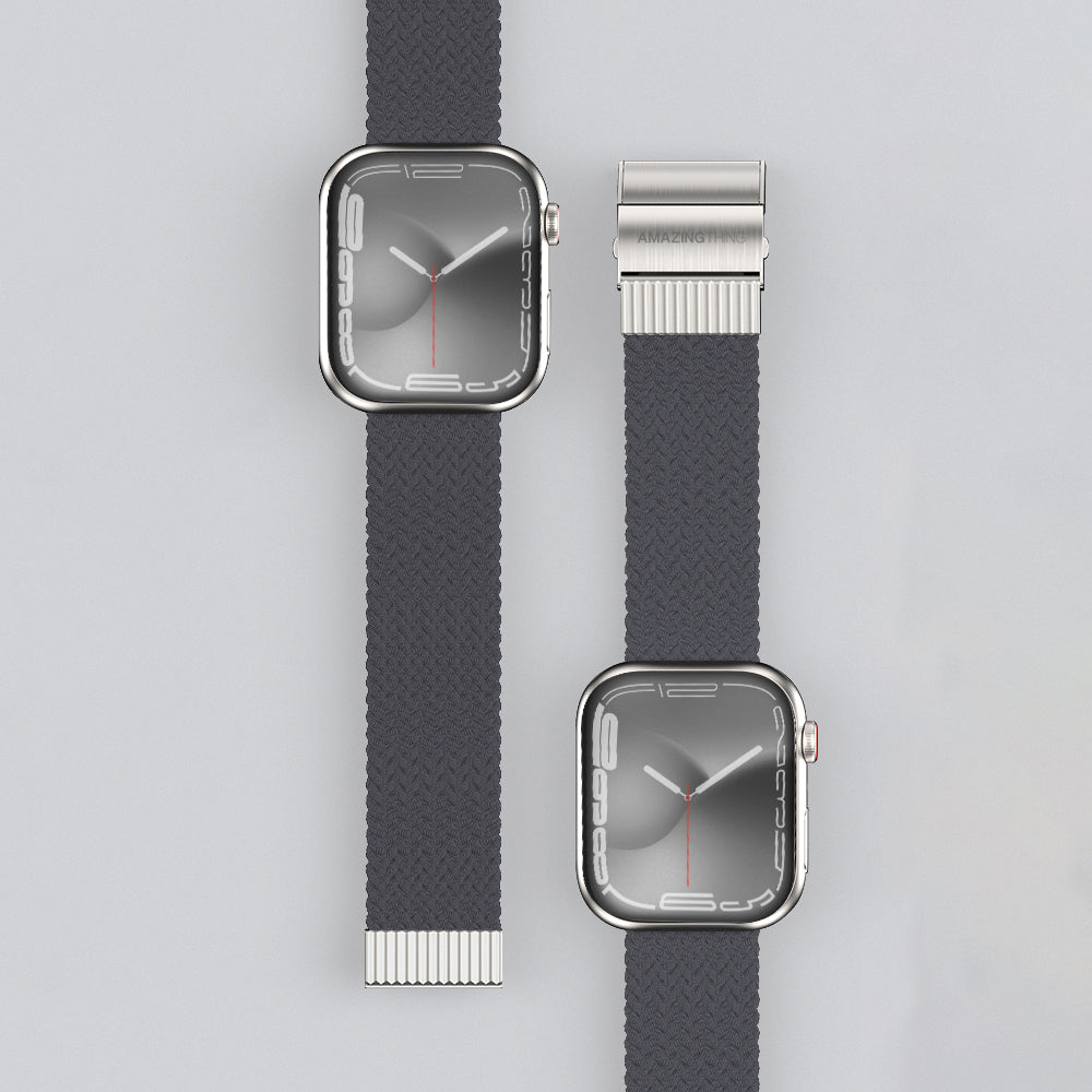 Apple Watch 7 45mm Amazingthing Titan Weave 2 Sport Örgü Kordon