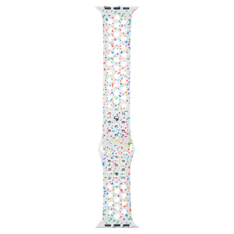Apple Watch 7 45mm Kordon Yeni Seri 2023 KRD-02 Silikon Strap Kayış