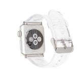 ​​​Apple Watch 7 45mm KRD-13 Şeffaf Silikon Kordon