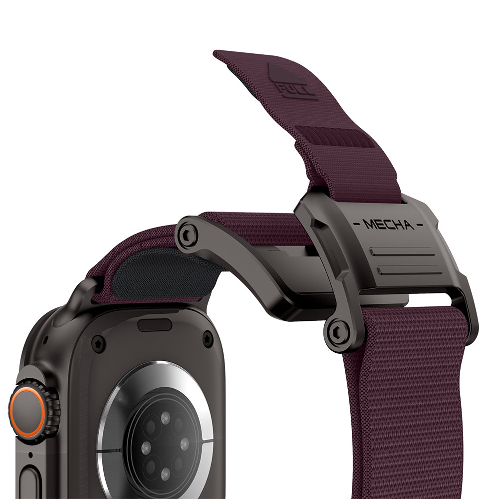 Apple Watch 7 45mm Mohseven iWatch Mecha Sport Hasır Kordon