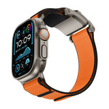 Apple Watch 7 45mm Mohseven iWatch Mecha Sport Hasır Kordon