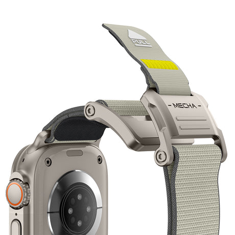 Apple Watch 7 45mm Mohseven iWatch Mecha Sport Hasır Kordon
