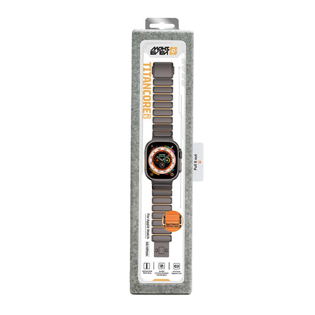 Apple Watch 7 45mm Mohseven iWatch Titancore No.2 Çelik Kordon