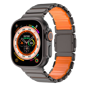 Apple Watch 7 45mm Mohseven iWatch Titancore No.2 Çelik Kordon