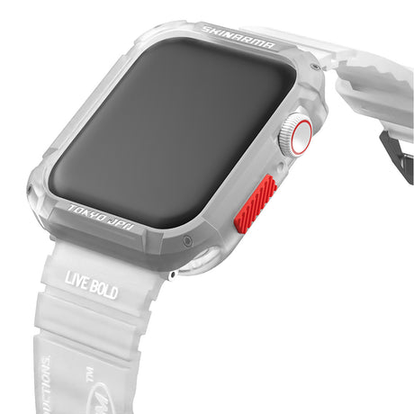 Apple Watch 7 45mm SkinArma Kurono Sert PC Kasa Koruyucu + Shokku Silikon Kordon
