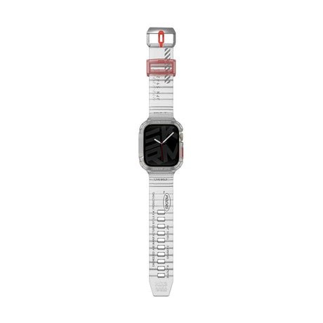 Apple Watch 7 45mm SkinArma Saido Sert PC Kasa Koruyuculu Silikon Kordon