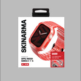 Apple Watch 7 45mm SkinArma Saido Sert PC Kasa Koruyuculu Silikon Kordon