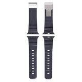 Apple Watch 7 45mm Zore KRD-145 Metal Tokalı Silikon Kordon