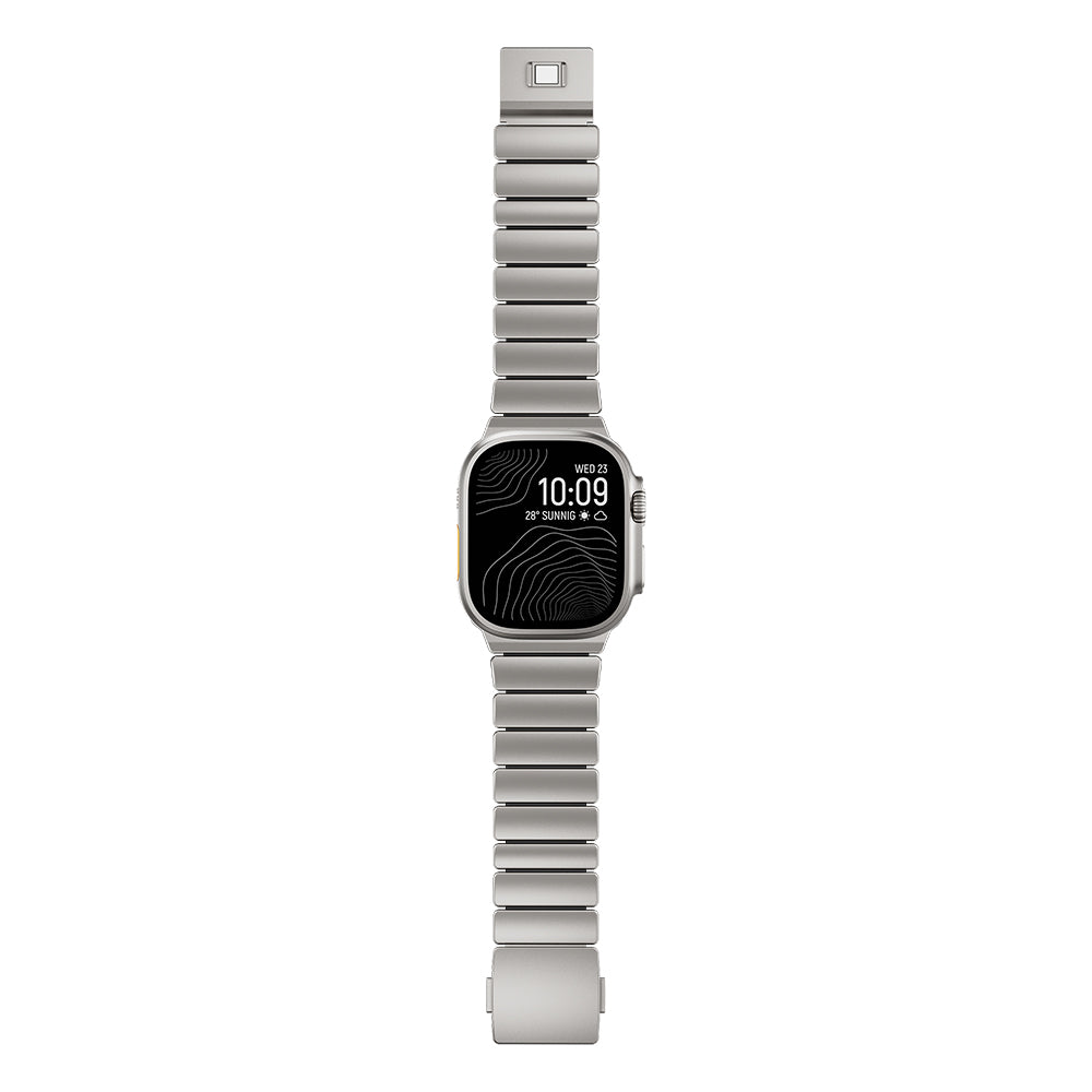 Apple Watch 7 45mm Zore KRD-152 Titanyum Silikon Kordon