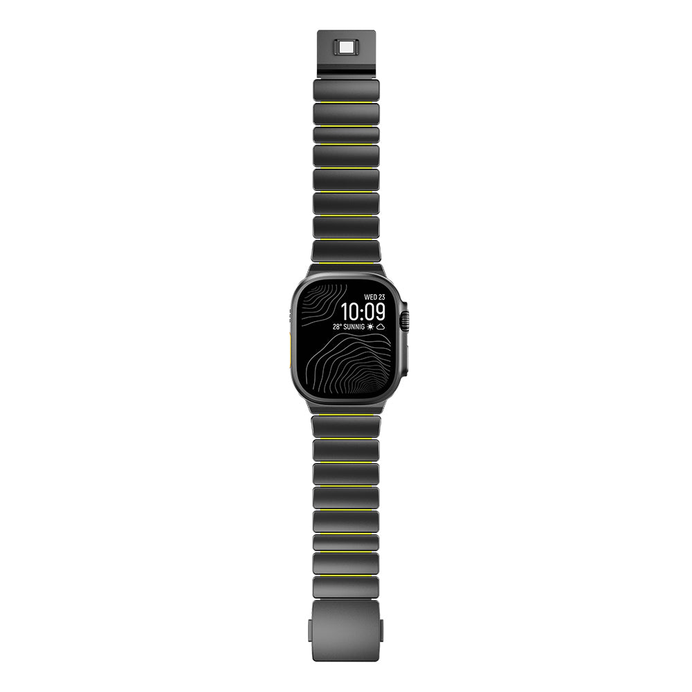 Apple Watch 7 45mm Zore KRD-152 Titanyum Silikon Kordon