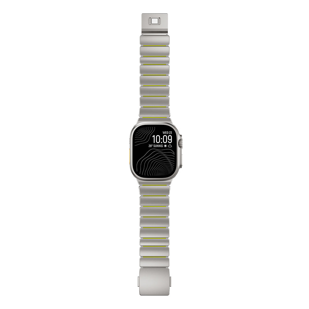 Apple Watch 7 45mm Zore KRD-152 Titanyum Silikon Kordon