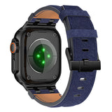 Apple Watch 7 45mm Zore KRD-153 Kot Kumaş Tasarımlı Kordon