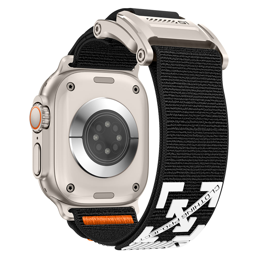 Apple Watch 7 45mm Zore KRD-154 Naylon Kumaş Hasır Örgülü Kordon