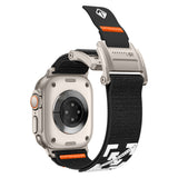 Apple Watch 7 45mm Zore KRD-154 Naylon Kumaş Hasır Örgülü Kordon