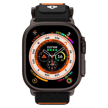Apple Watch 7 45mm Zore KRD-154 Naylon Kumaş Hasır Örgülü Kordon